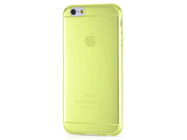 Чехол Yotrix UltrathinCase для Apple iPhone 6 plus (желтый, гелевый)