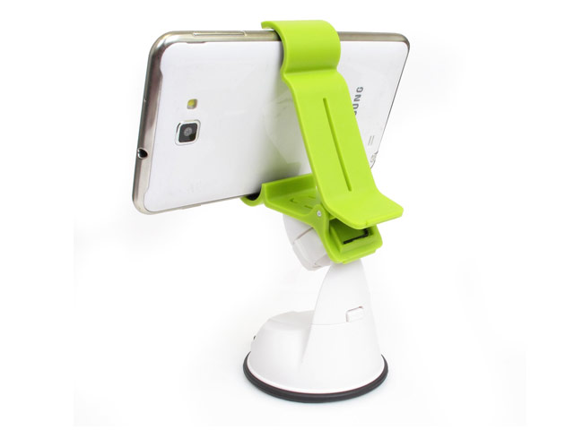 Автомобильный держатель Yotrix Smartphone Holder универсальный (белый/зеленый)