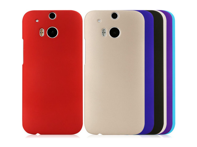 Чехол Yotrix HardCase для HTC new One (HTC M8) (черный, пластиковый)