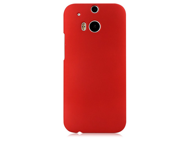 Чехол Yotrix HardCase для HTC new One (HTC M8) (красный, пластиковый)