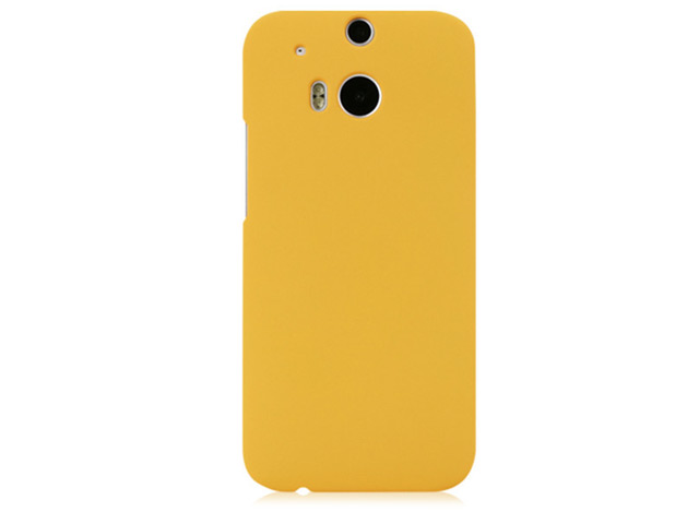 Чехол Yotrix HardCase для HTC new One (HTC M8) (желтый, пластиковый)
