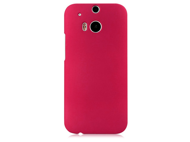 Чехол Yotrix HardCase для HTC new One (HTC M8) (малиновый, пластиковый)