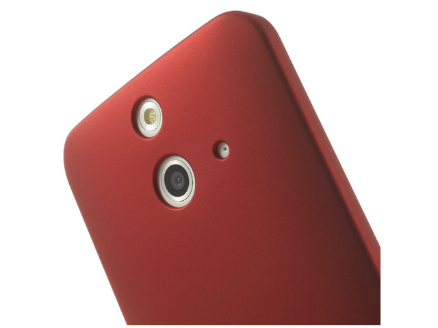 Чехол Yotrix HardCase для HTC One E8 (красный, пластиковый)