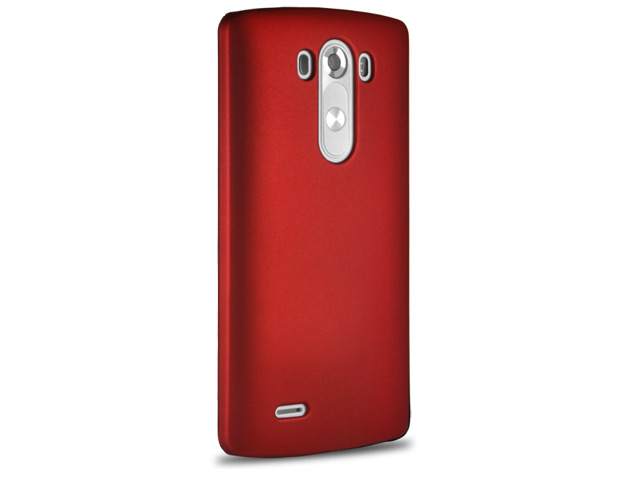 Чехол Yotrix HardCase для LG G3 D850 (красный, пластиковый)