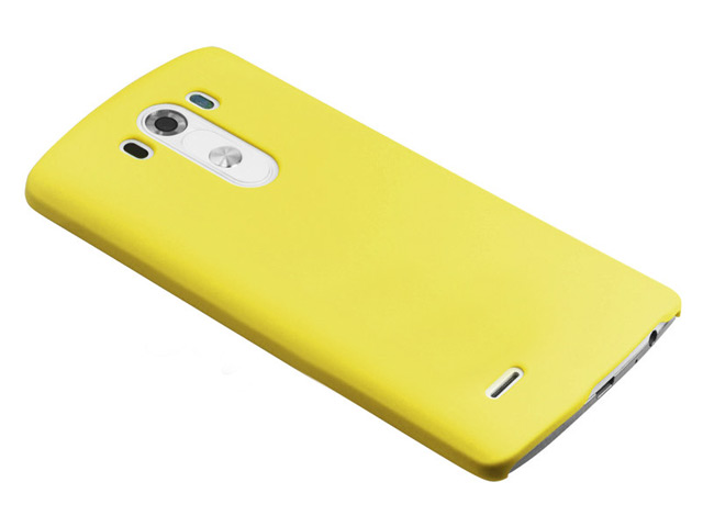 Чехол Yotrix HardCase для LG G3 D850 (желтый, пластиковый)