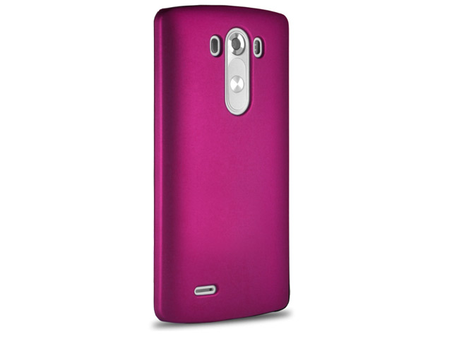 Чехол Yotrix HardCase для LG G3 D850 (малиновый, пластиковый)