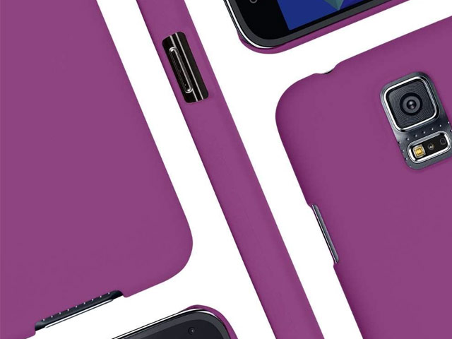 Чехол Yotrix HardCase для Samsung Galaxy S5 SM-G900 (фиолетовый, пластиковый)
