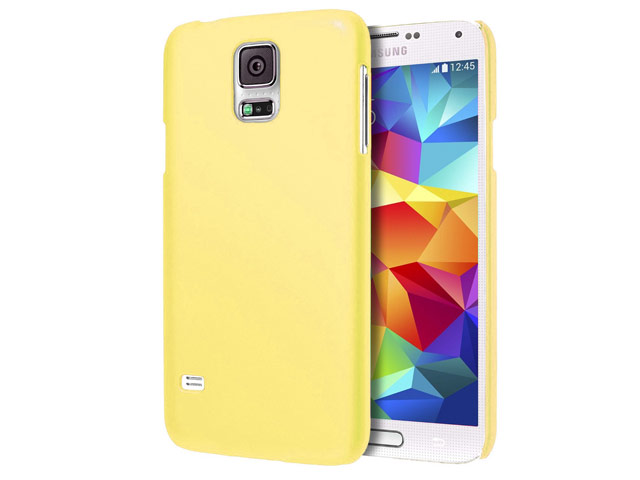 Чехол Yotrix HardCase для Samsung Galaxy S5 SM-G900 (желтый, пластиковый)