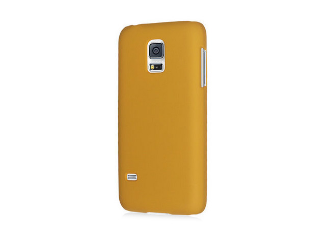 Чехол Yotrix HardCase для Samsung Galaxy S5 mini SM-G800 (желтый, пластиковый)