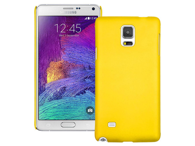 Чехол Yotrix HardCase для Samsung Galaxy Note 4 N910 (желтый, пластиковый)