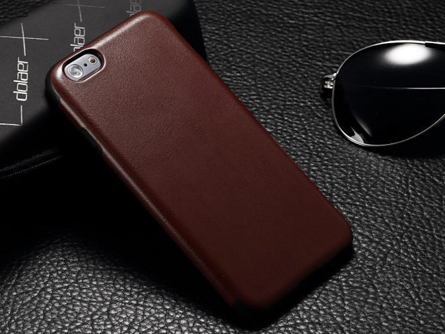 Чехол Yotrix SnapCase для Apple iPhone 6 (темно-коричневый, кожаный)