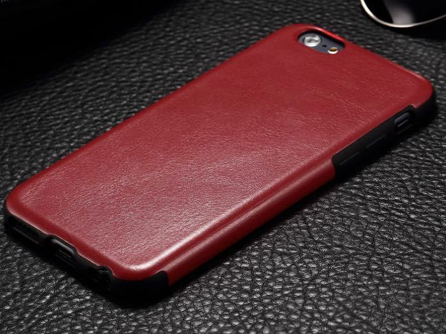 Чехол Yotrix SnapCase для Apple iPhone 6 (красный, кожаный)
