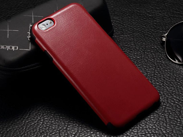 Чехол Yotrix SnapCase для Apple iPhone 6 (красный, кожаный)