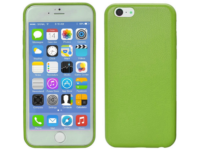 Чехол Yotrix SnapCase для Apple iPhone 6 (зеленый, кожаный)