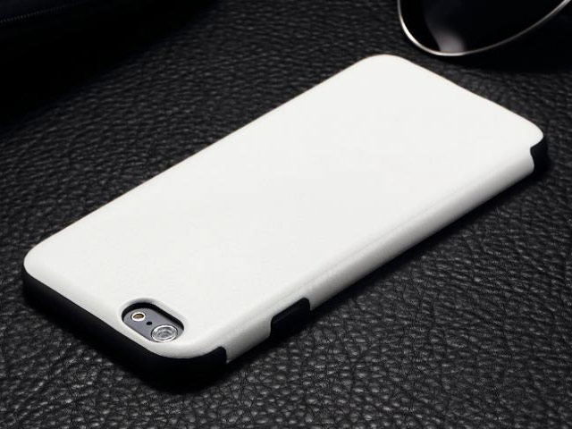 Чехол Yotrix SnapCase для Apple iPhone 6 (белый, кожаный)