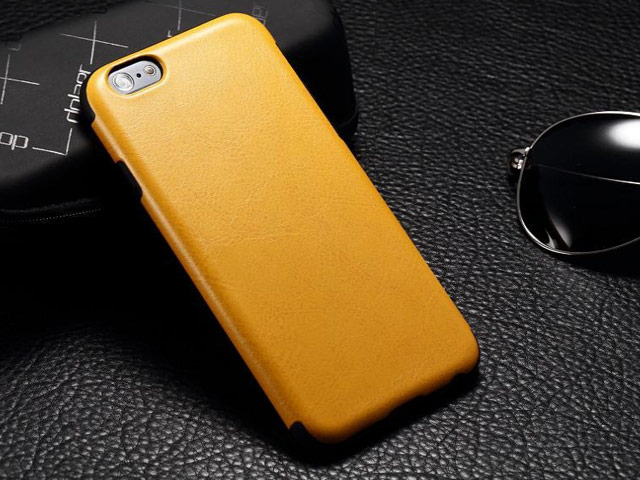 Чехол Yotrix SnapCase для Apple iPhone 6 plus (оранжевый, кожаный)