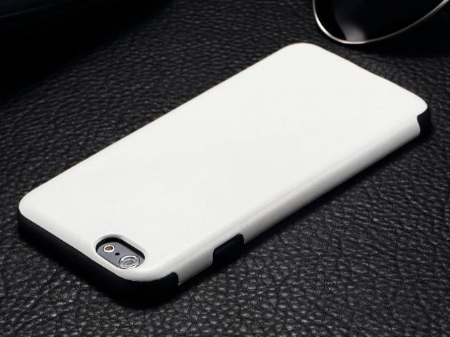 Чехол Yotrix SnapCase для Apple iPhone 6 plus (белый, кожаный)