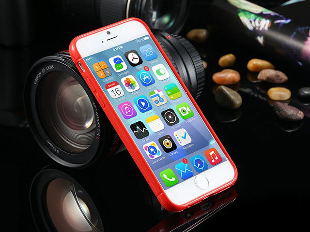 Чехол Yotrix DotCase для Apple iPhone 6 (красный, гелевый)