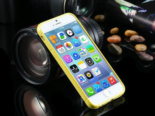 Чехол Yotrix DotCase для Apple iPhone 6 (желтый, гелевый)