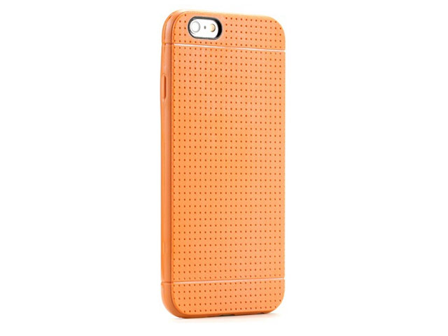 Чехол Yotrix DotCase для Apple iPhone 6 plus (оранжевый, гелевый)