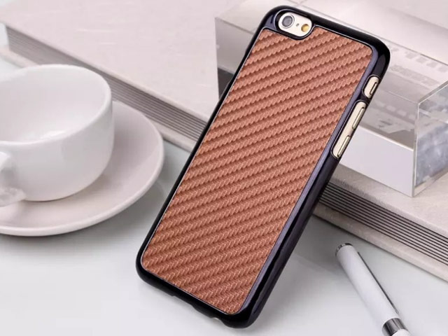 Чехол Yotrix CarbonCase для Apple iPhone 6 plus (коричневый, пластиковый)