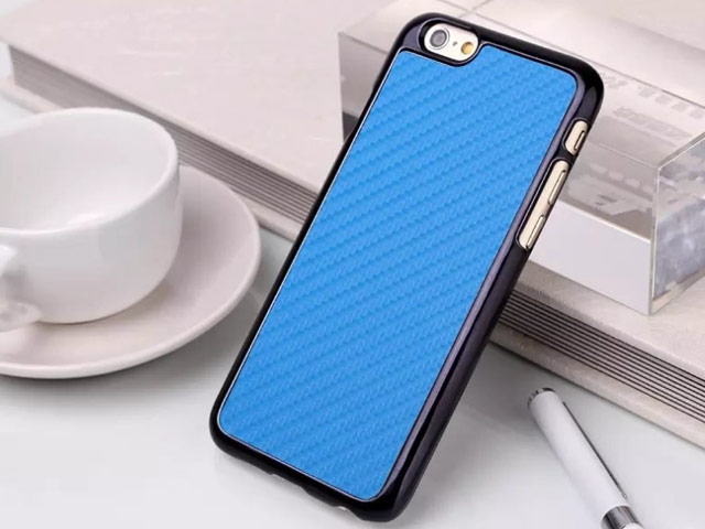 Чехол Yotrix CarbonCase для Apple iPhone 6 plus (синий, пластиковый)