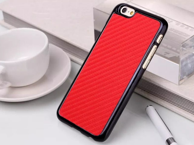 Чехол Yotrix CarbonCase для Apple iPhone 6 plus (красный, пластиковый)