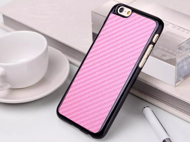 Чехол Yotrix CarbonCase для Apple iPhone 6 (розовый, пластиковый)