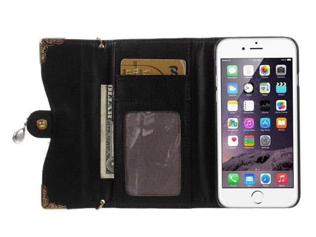 Чехол Yotrix Handbag Case для Apple iPhone 6 (черный, кожаный)
