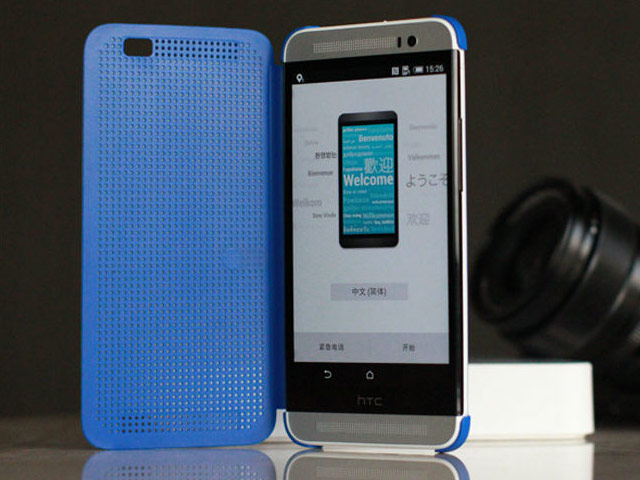 Чехол Yotrix DotCase для HTC One E8 (темно-синий, пластиковый)