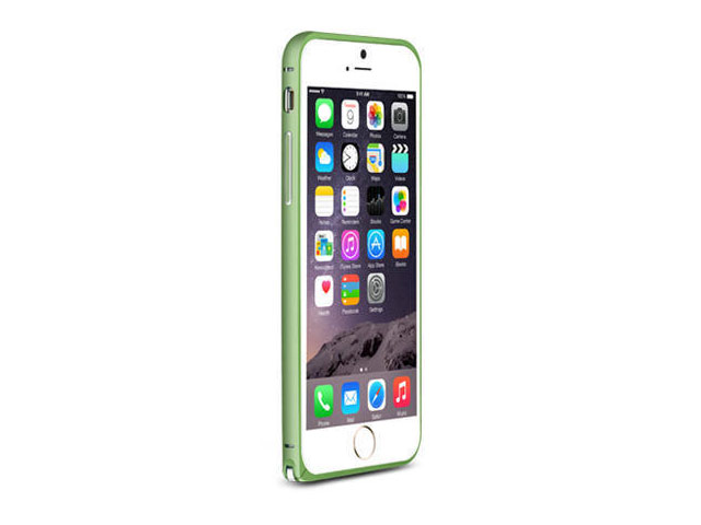 Чехол Yotrix BumperArc для Apple iPhone 6 (зеленый, алюминиевый)
