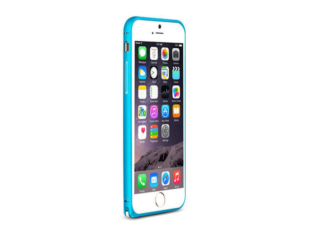 Чехол Yotrix BumperArc для Apple iPhone 6 (голубой, алюминиевый)