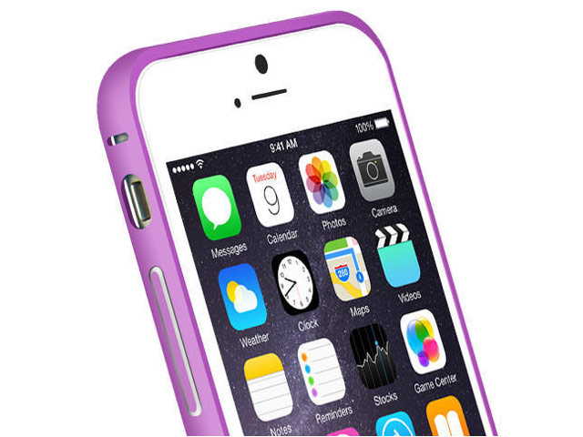 Чехол Yotrix BumperArc для Apple iPhone 6 (фиолетовый, алюминиевый)