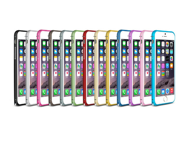 Чехол Yotrix BumperArc для Apple iPhone 6 (фиолетовый, алюминиевый)