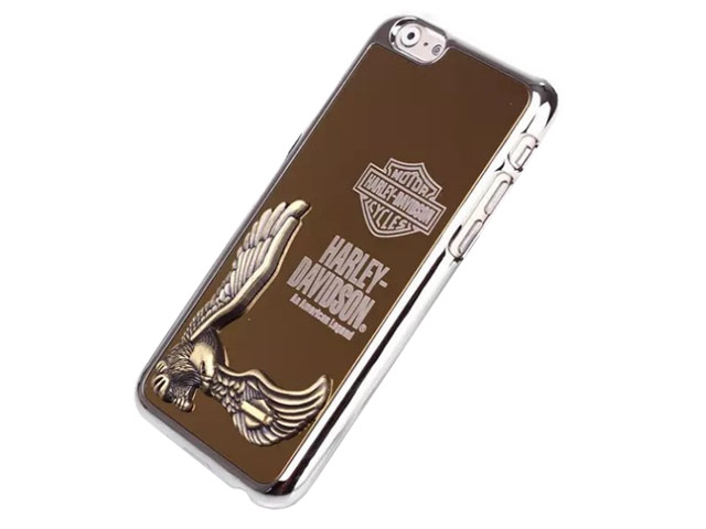 Чехол Harley Davidson An American Legend для Apple iPhone 6 (золотистый, металлический)