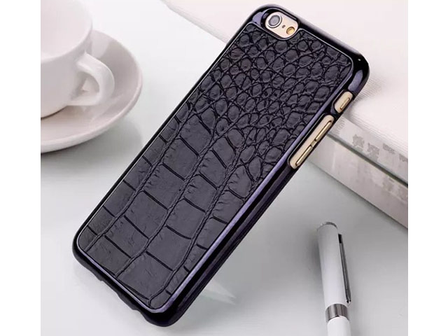 Чехол Yotrix CrocodileCase для Apple iPhone 6 plus (черный, кожаный)