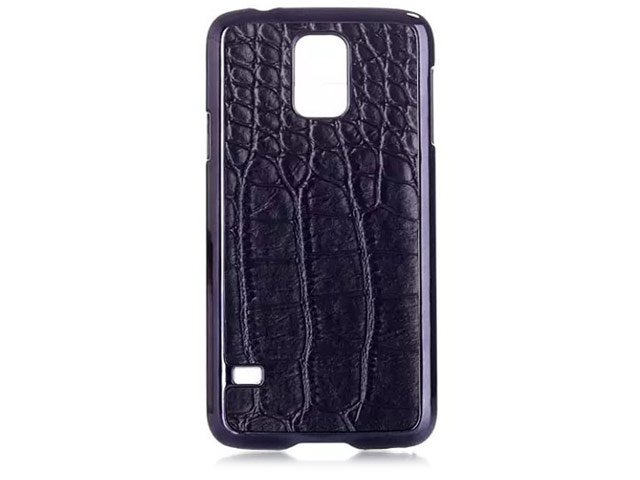 Чехол Yotrix CrocodileCase для Samsung Galaxy S5 SM-G900 (черный, кожаный)