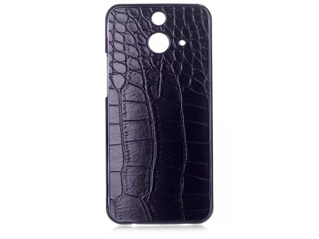 Чехол Yotrix CrocodileCase для HTC new One (HTC M8) (черный, кожаный)