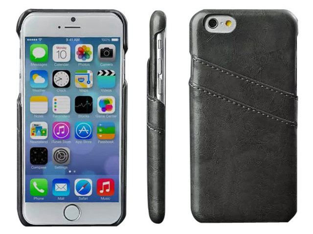 Чехол Yotrix CardSlot Case для Apple iPhone 6 plus (черный, кожаный)