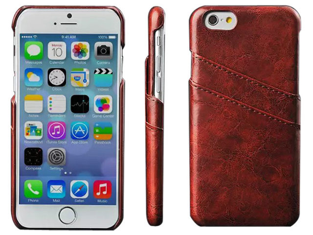 Чехол Yotrix CardSlot Case для Apple iPhone 6 (коричневый, кожаный)
