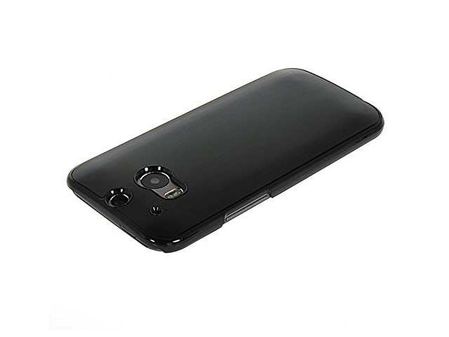 Чехол Yotrix MetalCase для HTC new One (HTC M8) (черный, алюминиевый)