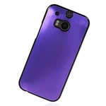 Чехол Yotrix MetalCase для HTC new One (HTC M8) (фиолетовый, алюминиевый)