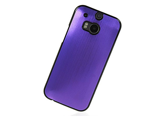 Чехол Yotrix MetalCase для HTC new One (HTC M8) (фиолетовый, алюминиевый)