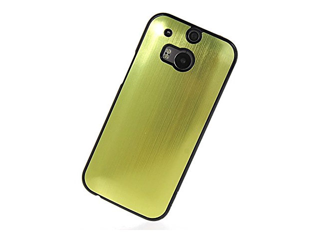 Чехол Yotrix MetalCase для HTC new One (HTC M8) (зеленый, алюминиевый)