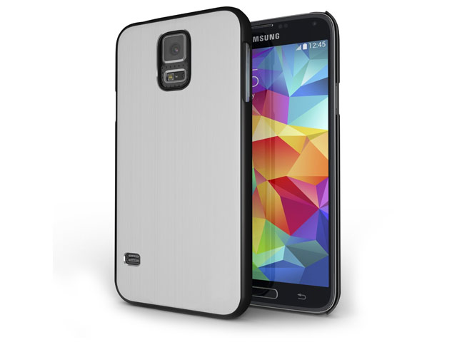 Чехол Yotrix MetalCase для Samsung Galaxy S5 SM-G900 (серебристый, алюминиевый)