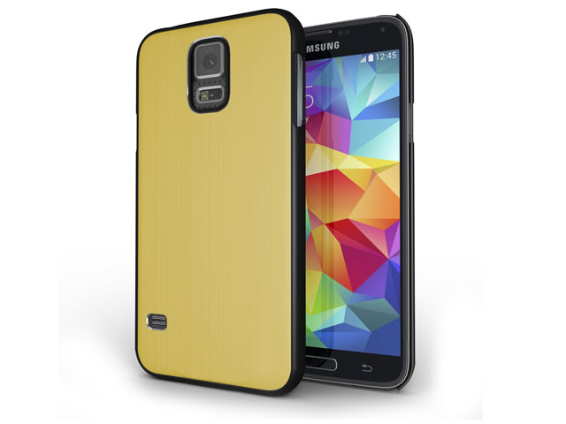 Чехол Yotrix MetalCase для Samsung Galaxy S5 SM-G900 (золотистый, алюминиевый)