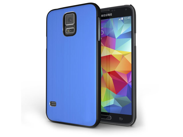 Чехол Yotrix MetalCase для Samsung Galaxy S5 SM-G900 (синий, алюминиевый)