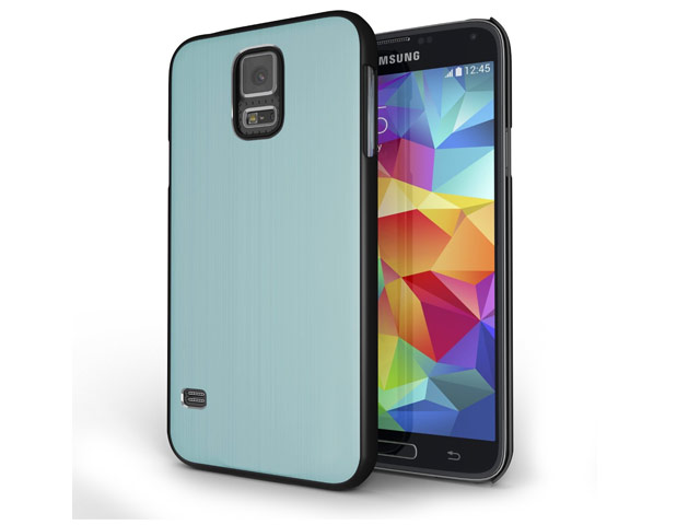 Чехол Yotrix MetalCase для Samsung Galaxy S5 SM-G900 (голубой, алюминиевый)