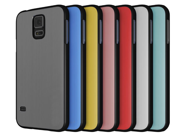 Чехол Yotrix MetalCase для Samsung Galaxy S5 SM-G900 (голубой, алюминиевый)