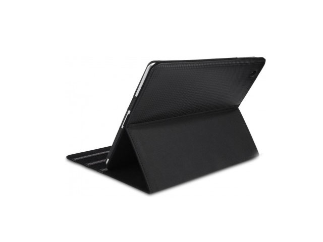 Чехол Dexim Carbon Fiber Fabric Folio для Apple iPad 2/new iPad (черный, кожаный)